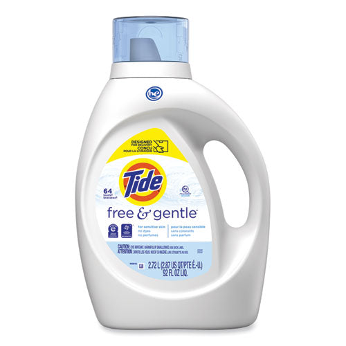 Free and Gentle Liquid Laundry Detergent, Unscented, 92 oz Bottle-(PGC48871)