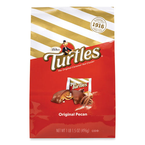 Original Turtle Bites, Original Pecan, 1 lb, 1.5 oz Bag, Ships in 1-3 Business Days-(GRR22002036)