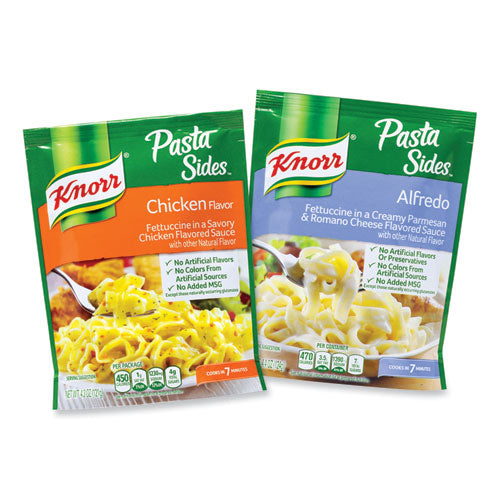 Alfredo and Chicken Pasta Sides, 4.4 oz Packet, 8 Packets/Pack, Ships in 1-3 Business Days-(GRR22002032)