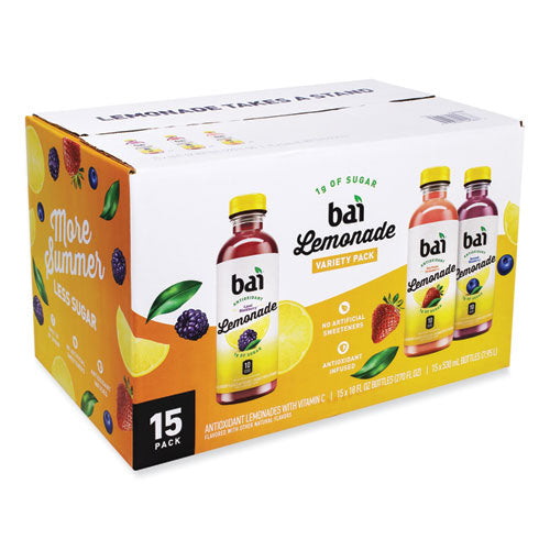 Antioxidant Infusion Lemonade Variety Pack, Assorted, 18 oz Bottle, 15 Bottles/Pack, Ships in 1-3 Business Days-(GRR22002011)