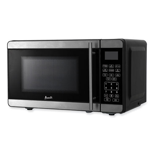 0.7 Cubic Foot Microwave Oven, 700 Watts, Stainless Steel/Black-(AVAMT7V3S)
