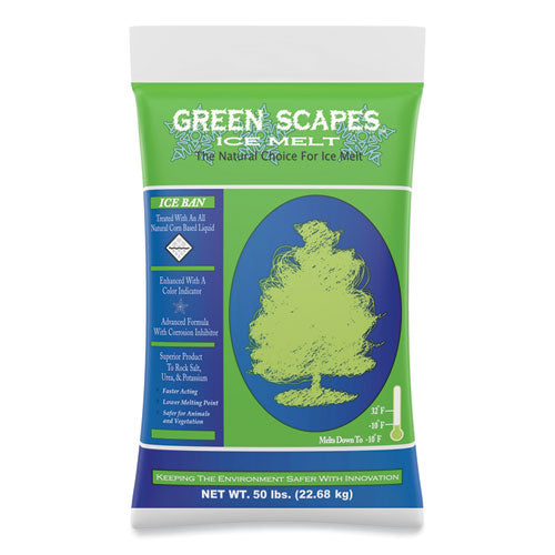 Green Scapes Ice Melt, 50 lb Bag-(SCW50BGREEN)
