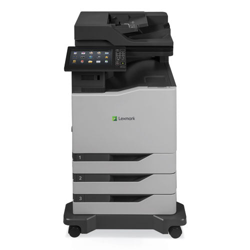 CX825dte Multifunction Color Laser Printer, Copy/Fax/Print/Scan-(LEX42K0041)