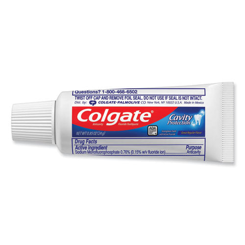 Toothpaste, Personal Size, 0.85 oz Tube, Unboxed, 240/Carton-(CPC09782)