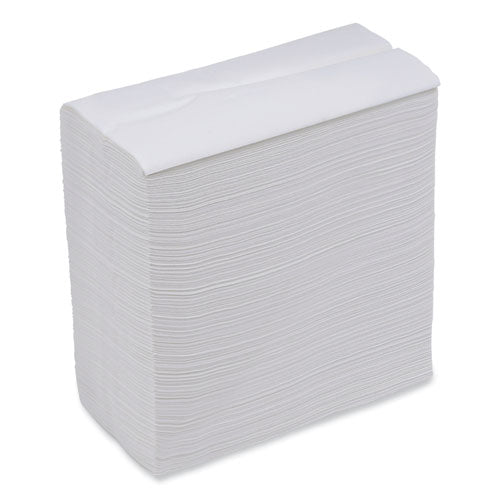 Tallfold Dispenser Napkin, 12" x 7", White, 500/Pack, 20 Packs/Carton-(BWK8302W)