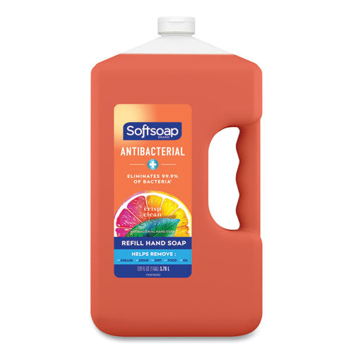 Antibacterial Liquid Hand Soap Refill, Crisp Clean, 1 gal Bottle-(CPC01903EA)
