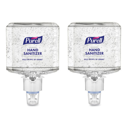 Advanced Gel Hand Sanitizer Refill, 1,200 mL, Clean Scent, For ES4 Dispensers, 2/Carton-(GOJ506302)