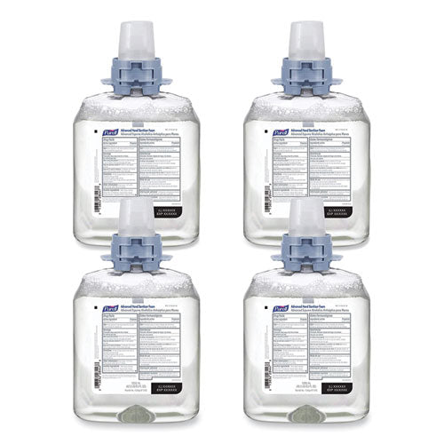 Advanced Hand Sanitizer Foam, For CS4 and FMX-12 Dispensers, 1,200 mL, Unscented, 4/Carton-(GOJ519204CT)