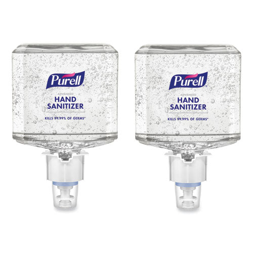 Advanced Gel Hand Sanitizer Refill, 1,200 mL, Clean Scent, For ES6 Dispensers, 2/Carton-(GOJ646302)