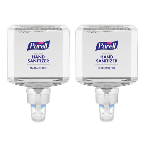Advanced Hand Sanitizer Gentle and Free Foam, 1,200 mL Refill, Fragrance-Free, For ES8 Dispensers, 2/Carton-(GOJ775102)