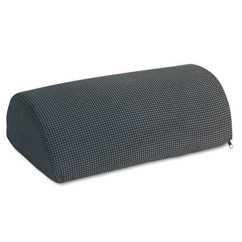 Half-Cylinder Padded Foot Cushion, 17.5w x 11.5d x 6.25h, Black-(SAF92311)