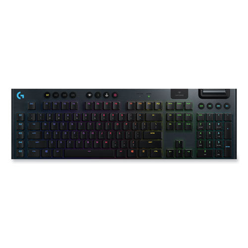 G915 LIGHTSPEED Wireless RGB Mechanical Gaming Keyboard, Linear Switch, Black-(LOG920008954)