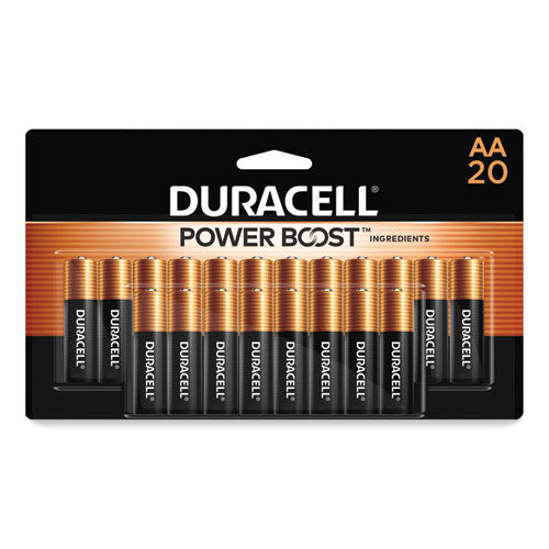 Power Boost CopperTop Alkaline AA Batteries, 20/Pack-(DURMN1500B20Z)