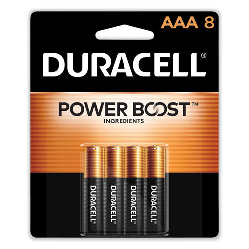 Power Boost CopperTop Alkaline AAA Batteries, 8/Pack-(DURMN2400B8Z)