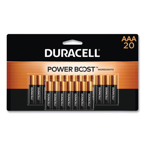 Power Boost CopperTop Alkaline AAA Batteries, 20/Pack-(DURMN2400B20Z)