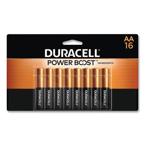 Power Boost CopperTop Alkaline AA Batteries, 16/Pack-(DURMN1500B16Z)