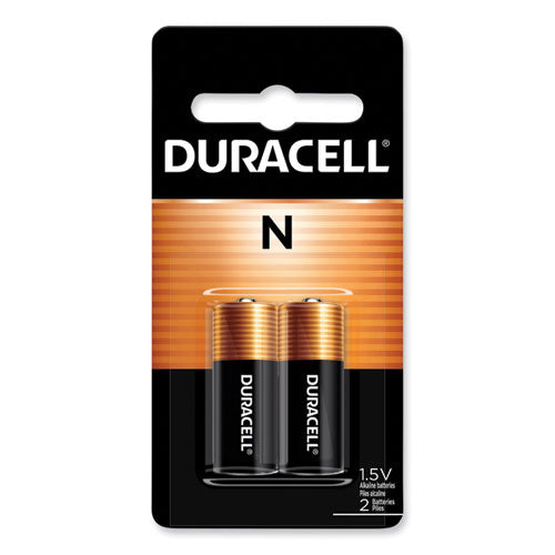 Specialty Alkaline Battery, N, 1.5 V, 2/Pack-(DURMN9100B2PK)