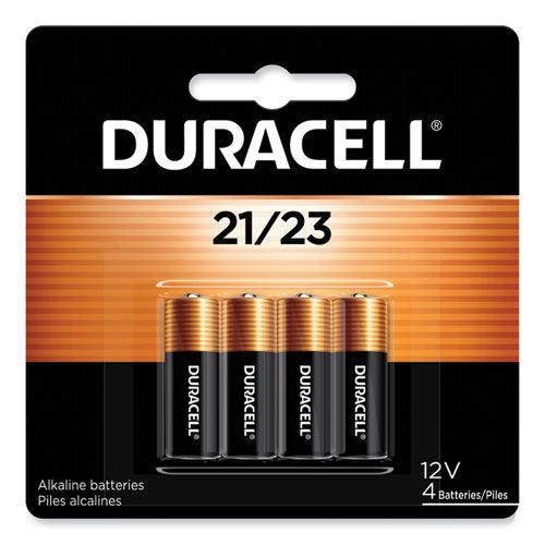 Specialty Alkaline Batteries, 21/23, 12 V, 4/Pack-(DURMN21B4PK)