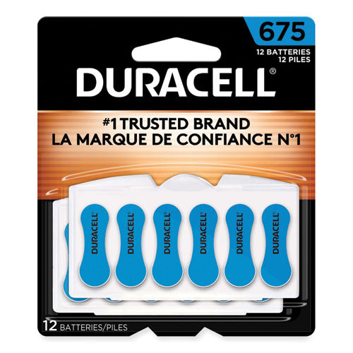 Hearing Aid Battery, #675, 12/Pack-(DURDA675B12ZMR0)