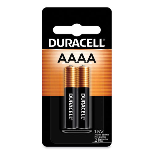 Specialty Alkaline AAAA Batteries, 1.5 V, 2/Pack-(DURMX2500B2PK)