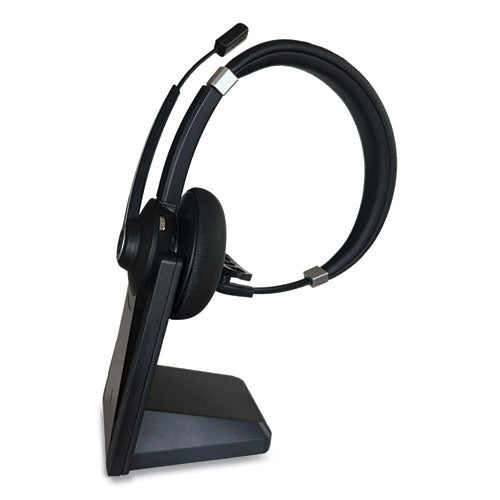 IVR70002 Monaural Over The Head Bluetooth Headset, Black/Silver-(IVR70002)
