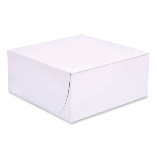 Bakery Boxes, Standard, 9 x 9 x 4, White, Paper, 200/Carton-(SCH1561)