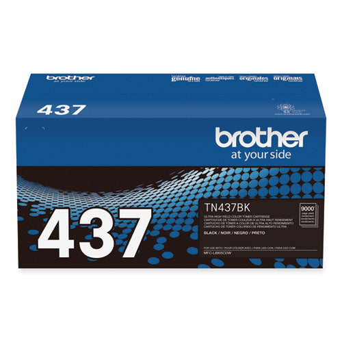 TN437BK Ultra High-Yield Toner, 9,000 Page-Yield, Black-(BRTTN437BK)