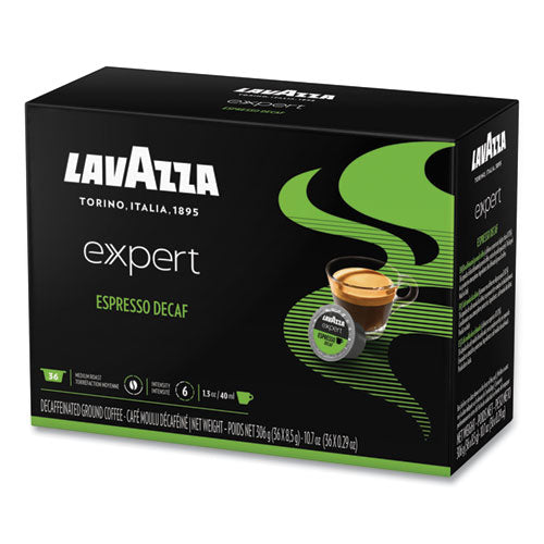 Expert Capsules, Espresso Decaf, 0.31 oz, 36/Box-(LAV2260)