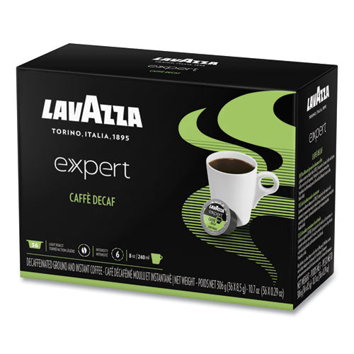 Expert Caffe Decaf Coffee Capsules, 0.31 oz, 36/Box-(LAV1953001416)