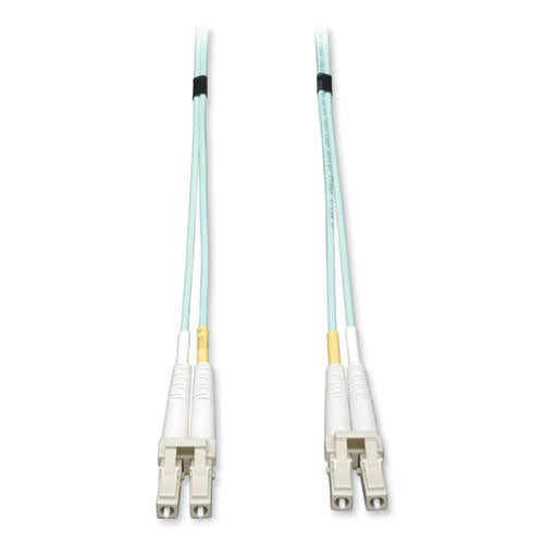Duplex Multimode 50/125 OM3 LSZH Fiber Patch Cable (LC/LC), 10 GB, 3 ft, Aqua-(TRPN82001M)