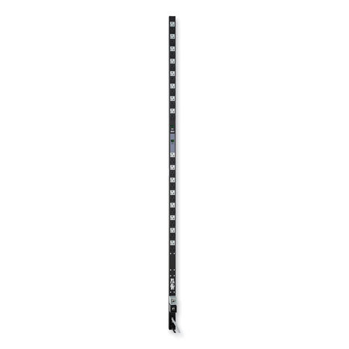Single-Phase Metered PDU, 32 Outlets, 10 ft Cord, Silver-(TRPPDUMV40)
