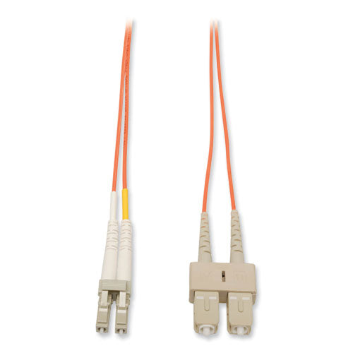 Duplex Multimode 62.5/125 Fiber Patch Cable (LC/SC), 6 ft, Orange-(TRPN31602M)