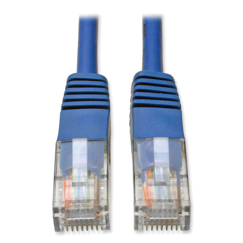 CAT5e 350 MHz Molded Patch Cable, 14 ft, Blue-(TRPN002014BL)