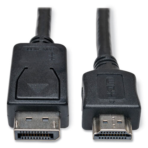 DisplayPort to HDMI Cable Adapter (M/M), 6 ft, Black-(TRPP582006)