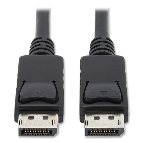 DisplayPort Cable with Latches (M/M), 6 ft, Black-(TRPP580006)