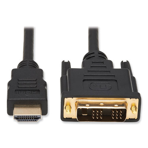 HDMI to DVI-D Cable, Digital Monitor Adapter Cable (M/M), 6 ft, Black-(TRPP566006)