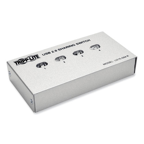 USB 2.0 Printer/Peripheral Sharing Switch, 4 Ports-(TRPU215004R)