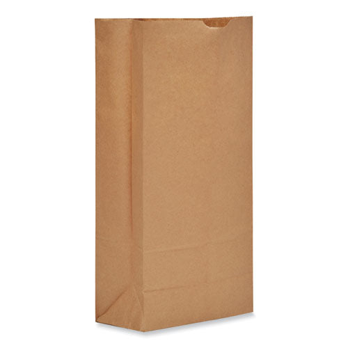 Grocery Paper Bags, 50 lb Capacity, #25, 8.25" x 5.94" x 16.13", Kraft, 500 Bags-(BAGGH25)