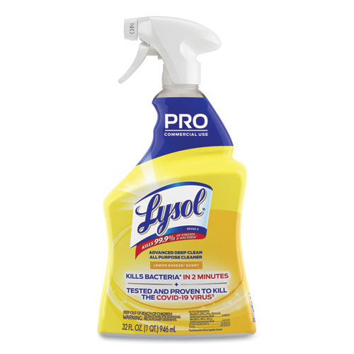 Advanced Deep Clean All Purpose Cleaner, Lemon Breeze, 32 oz Trigger Spray Bottle-(RAC00351EA)