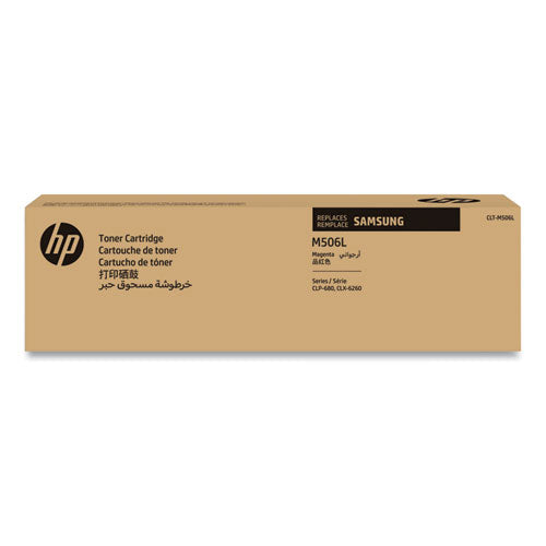 SU309A (CLT-M506L) High-Yield Toner, 3,500 Page-Yield, Magenta-(HEWSU309A)