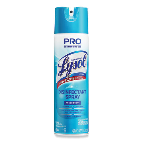 Disinfectant Spray, Fresh, 19 oz Aerosol Spray-(RAC04675EA)