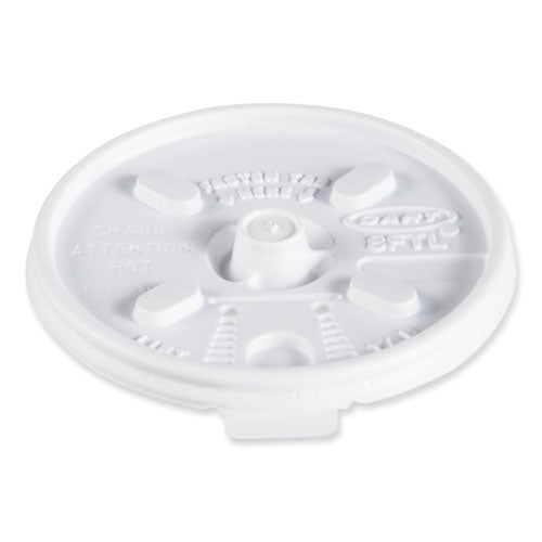 Lift n Lock Plastic Hot Cup Lids, Fits 8 oz Cups, White, 1,000/Carton-(DCC8FTL)