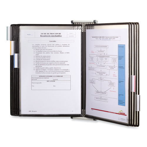 Wall Unit Reference Starter Set, 10 Antimicrobial/Wire-Reinforced Pockets-(TFIWA271)