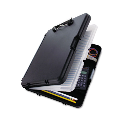 WorkMate II Storage Clipboard, 0.5" Clip Capacity, Holds 8.5 x 11 Sheets, Black/Charcoal-(SAU00552)