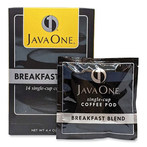 Coffee Pods, Breakfast Blend, Single Cup, 14/Box-(JAV30220)