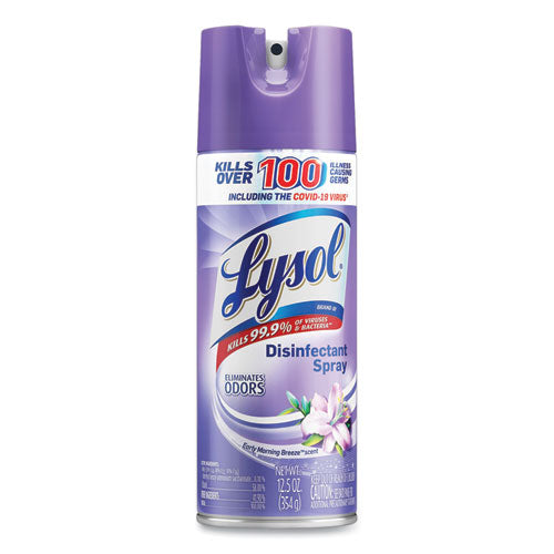 Disinfectant Spray, Early Morning Breeze, 12.5 oz Aerosol Spray-(RAC80833EA)