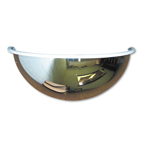 Half-Dome Convex Security Mirror, Half-Dome, 26" Diameter-(SEEPV26180)