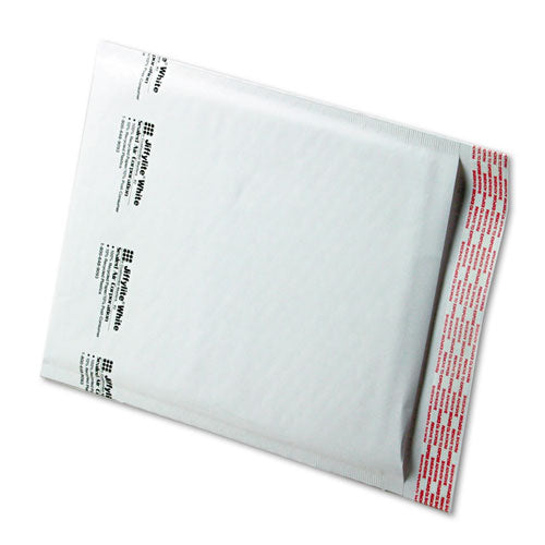 Jiffylite Self-Seal Bubble Mailer, #2, Barrier Bubble Air Cell Cushion, Self-Adhesive Closure, 8.5 x 12, White, 100/Carton-(SEL39258)