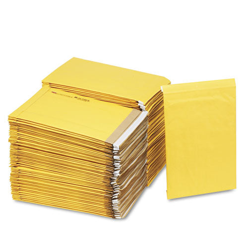 Jiffy Padded Mailer, #5, Paper Padding, Self-Adhesive Closure, 10.5 x 16, Golden Kraft, 100/Carton-(SEL86708)