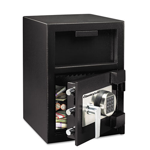 Digital Depository Safe, Extra Large, 1.3 cu ft, 14w x 15.6d x 24h, Black-(SENDH109E)